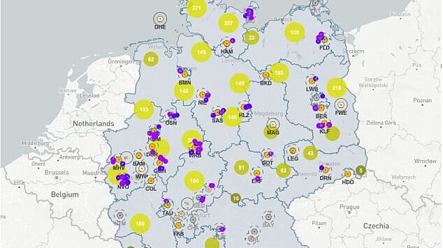 Standortkarte Drehfunkfeuer