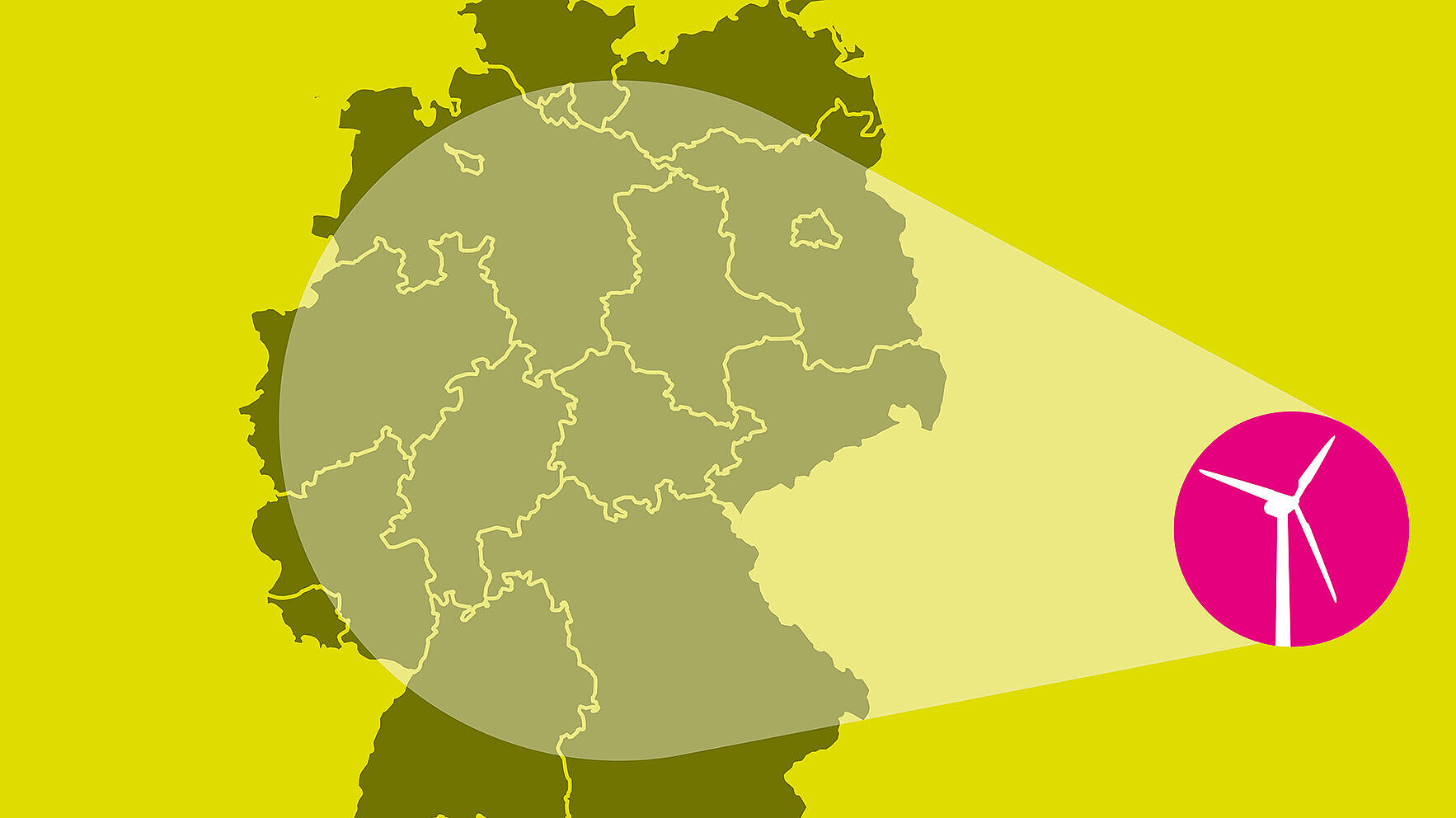 Titelbild für Status des Windenergieausbaus an Land in Deutschland