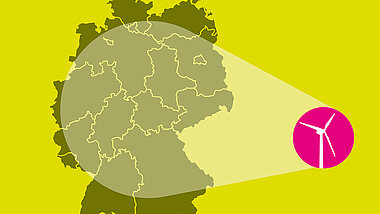 Titelbild für Status des Windenergieausbaus an Land in Deutschland