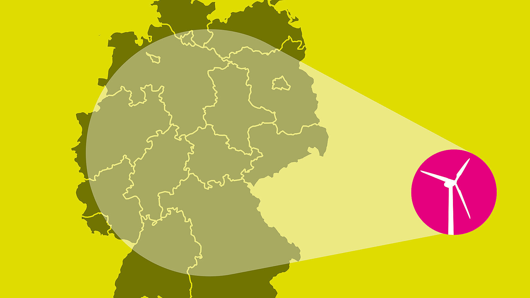 Titelbild für Status des Windenergieausbaus an Land in Deutschland