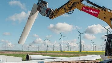 Rückbau Windenergieanlage Feldheim